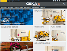 Tablet Screenshot of geka-ironworkers.es